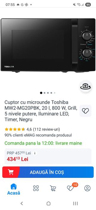 Cuptor cu microunde Toshiba