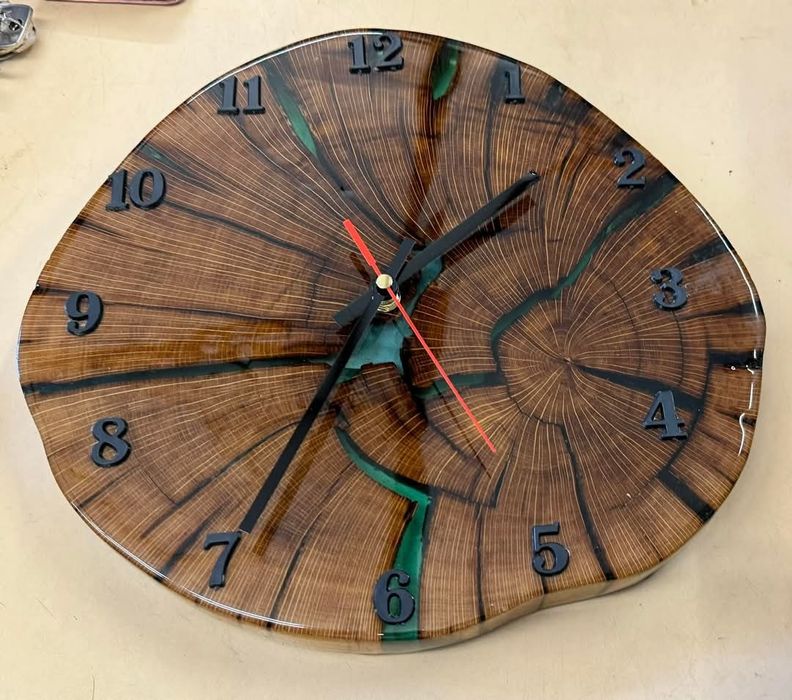 Ceas perete rasina epoxy