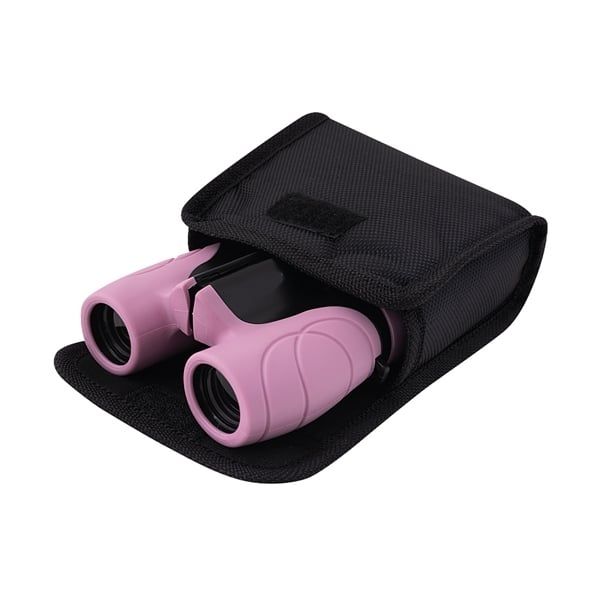 Binoclu compact pentru copii, 8x21, roz