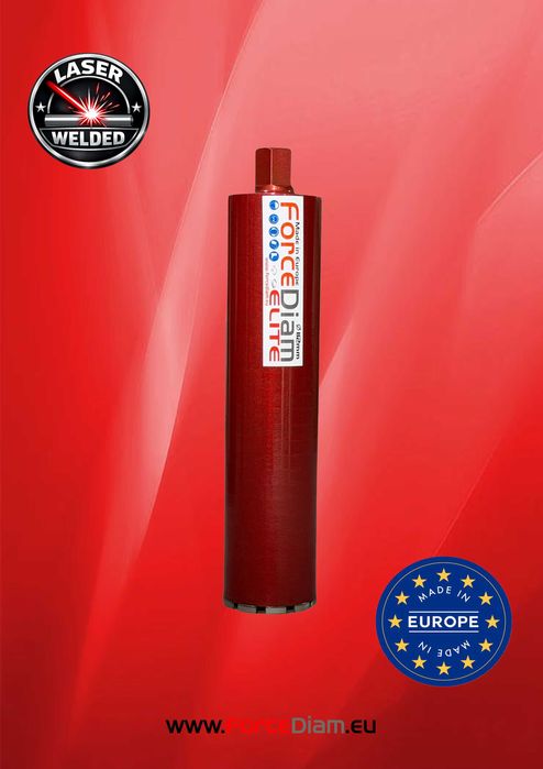 Ø112 Carota Diamantata ForceDiam Elite, Diametru 112mm,L 500mm, 1 1/4″