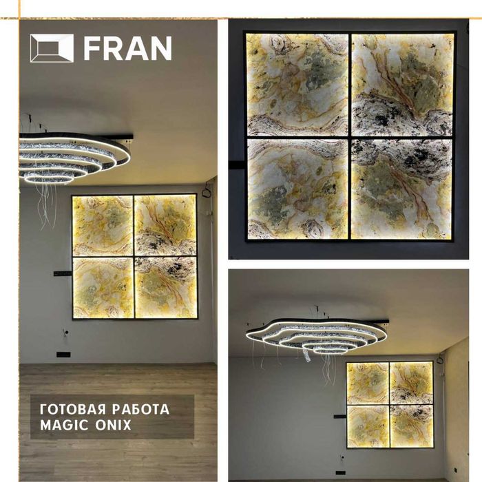 Натуральный камень оникс onix шпон