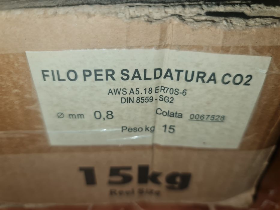 4 role de sirma de 15kg pentru sudat cu CO2