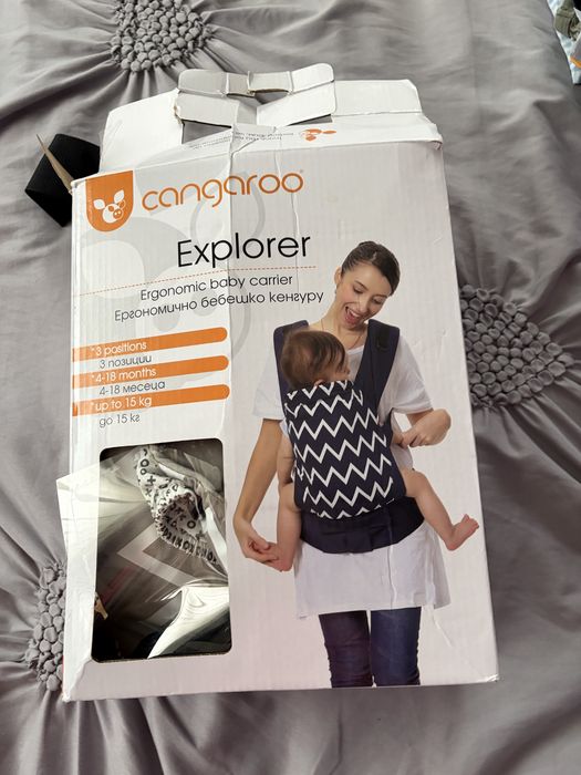 Ергономично бебешко кенгуру Cangaroo Explorer