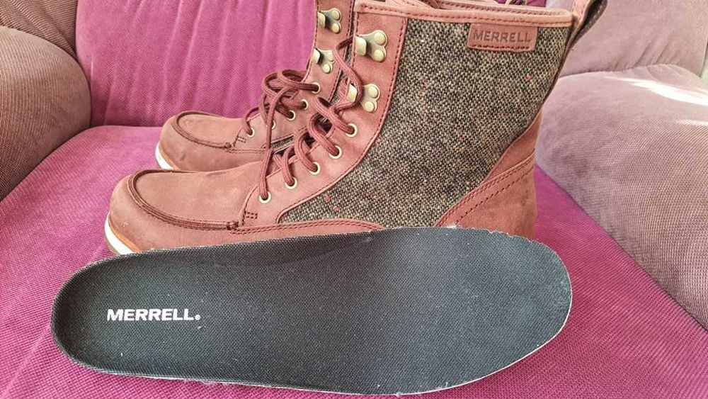 Ghete sport, usoare, piele naturala MERRELL Roam Mid marimea 40,5