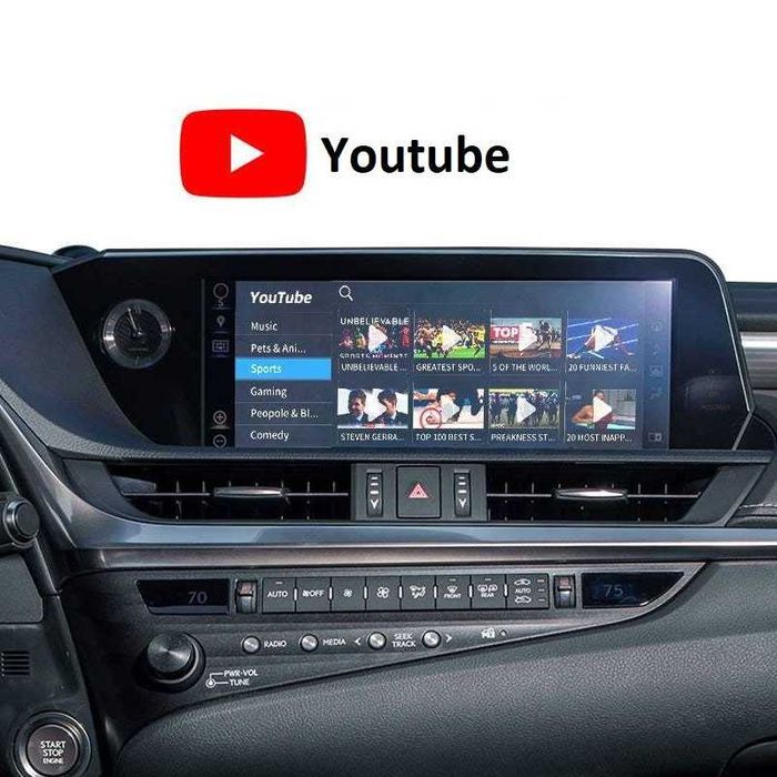 Modul Apple CarPlay Android Auto Wireless Lexus IS CT ES NX RX GS RC 2014–2019