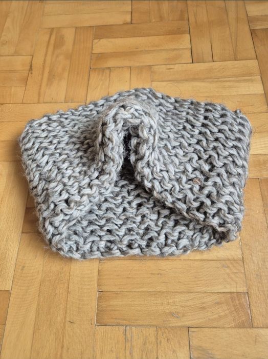 Eşarfă Circulară / Guler Tricotat Esprit, Lână + Alpaca, Made in Italy