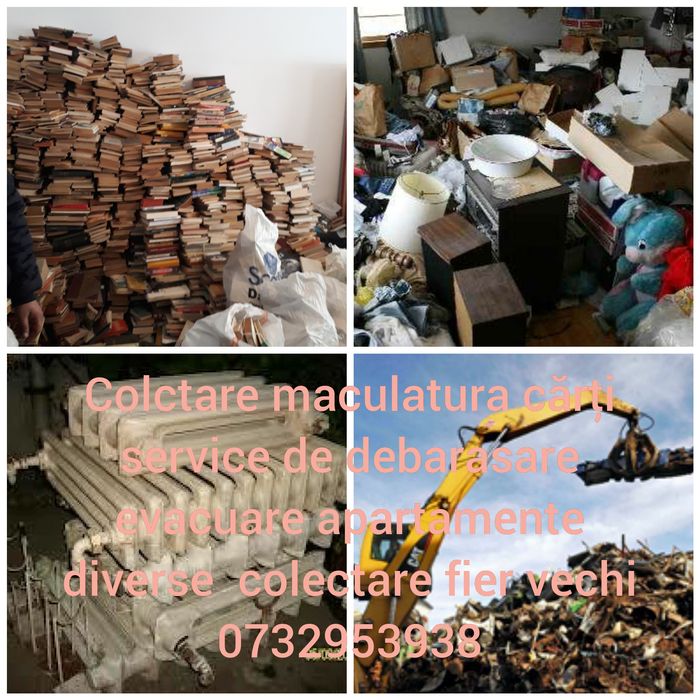 Debarasare maculatura  fier vechi  electrocasnice