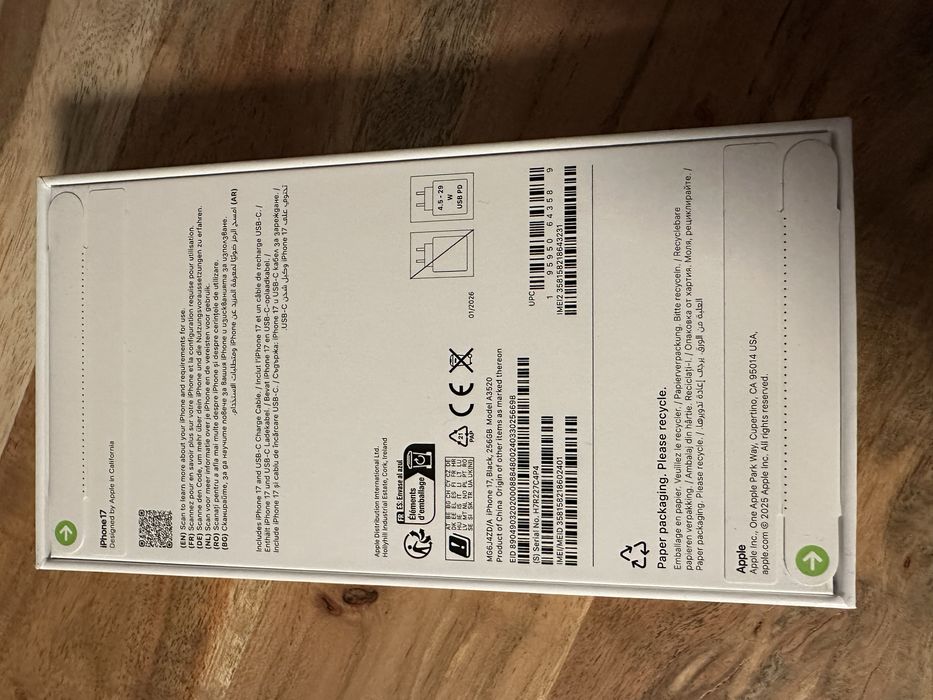 Iphone 17 256 GB, NOU sigilat cu factura