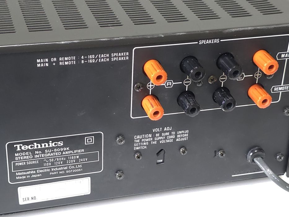 Technics SU-8099K stereo integrated amplifier