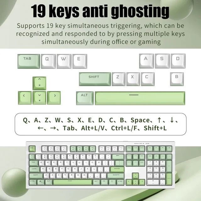 Мембранная игровая клавиатура Zifrend BM108 механическая клавиатуры