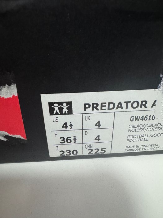 Ghete de fotbal adidas PREDATOR ACCURACY.3 FG J