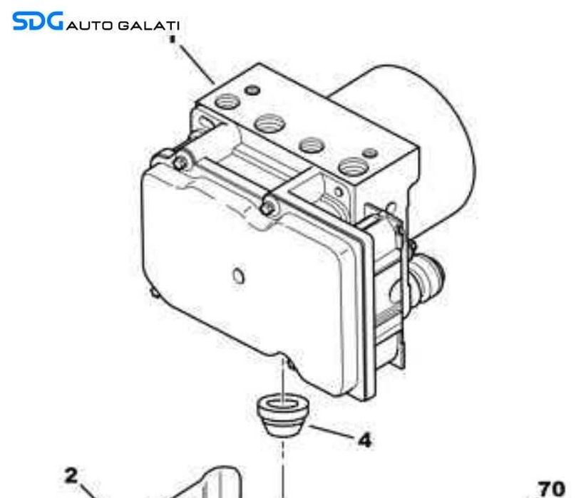Pompa ABS Citroen Jumper 2006 - 2014 Cod 0265800461 [L8202]