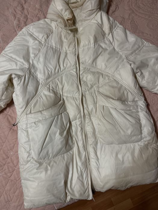 Зимняя куртка белая