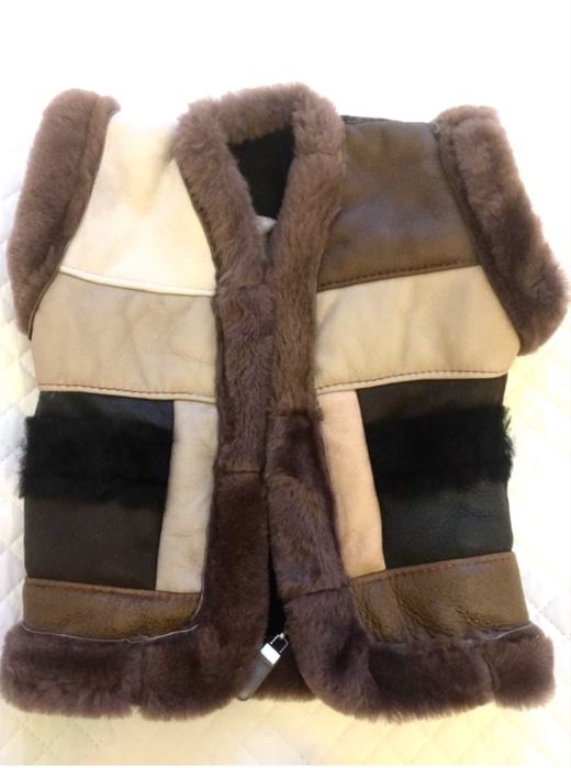 COJOCEL NOU piele100% blana naturala bebe copii unisex, fata/baiat