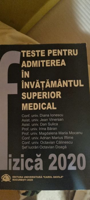 Carti admitere medicina