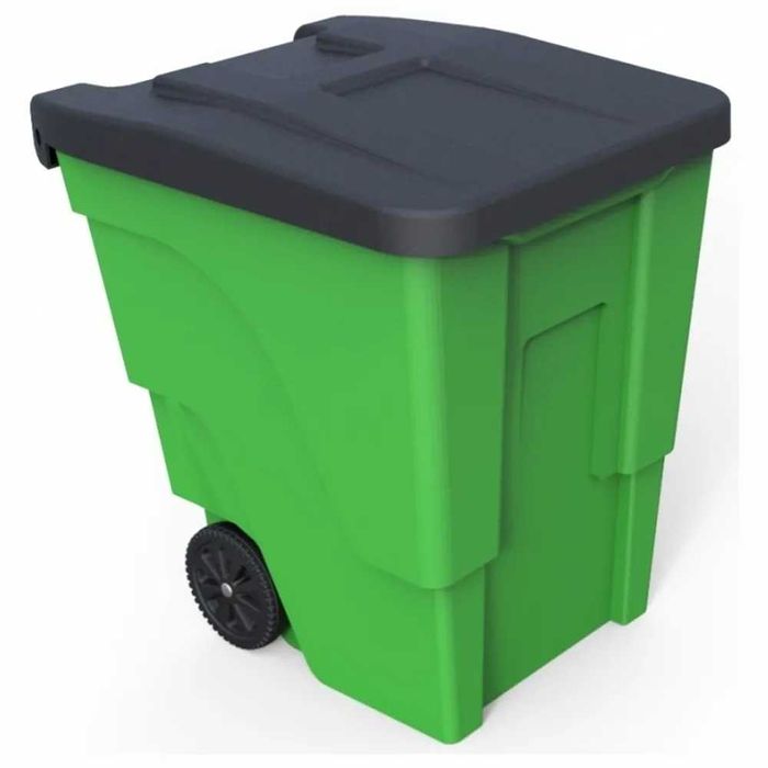 Бак мусорный на колесах / Мусорный контейнер / Контейнер мусорный