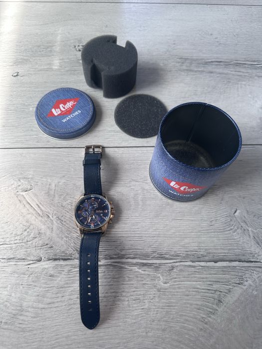 Мъжки часовник Lee Cooper, кварцов механизъм, тъмносин цвят
