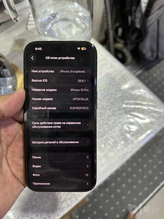 Iphone 15 pro 256 GB