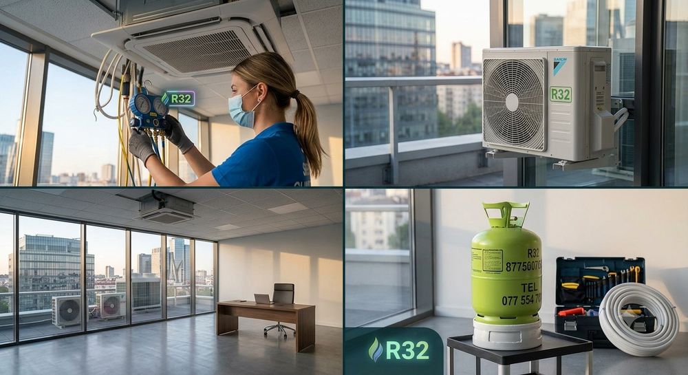Încărcare Aer Conditionat Orice Model R32 și R410a – Mentenanță Aer Condiționat