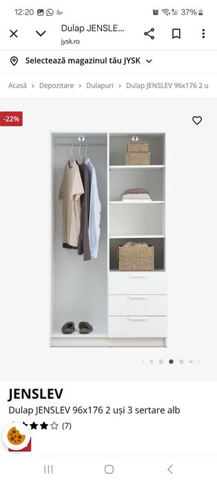 Vand dulap dormitor.175/96/51                       2 noptiere Gratis