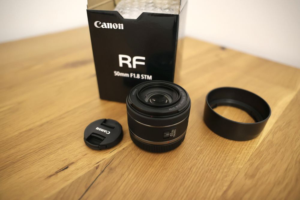 Obiectiv Canon RF 50mm f1.8 Nou