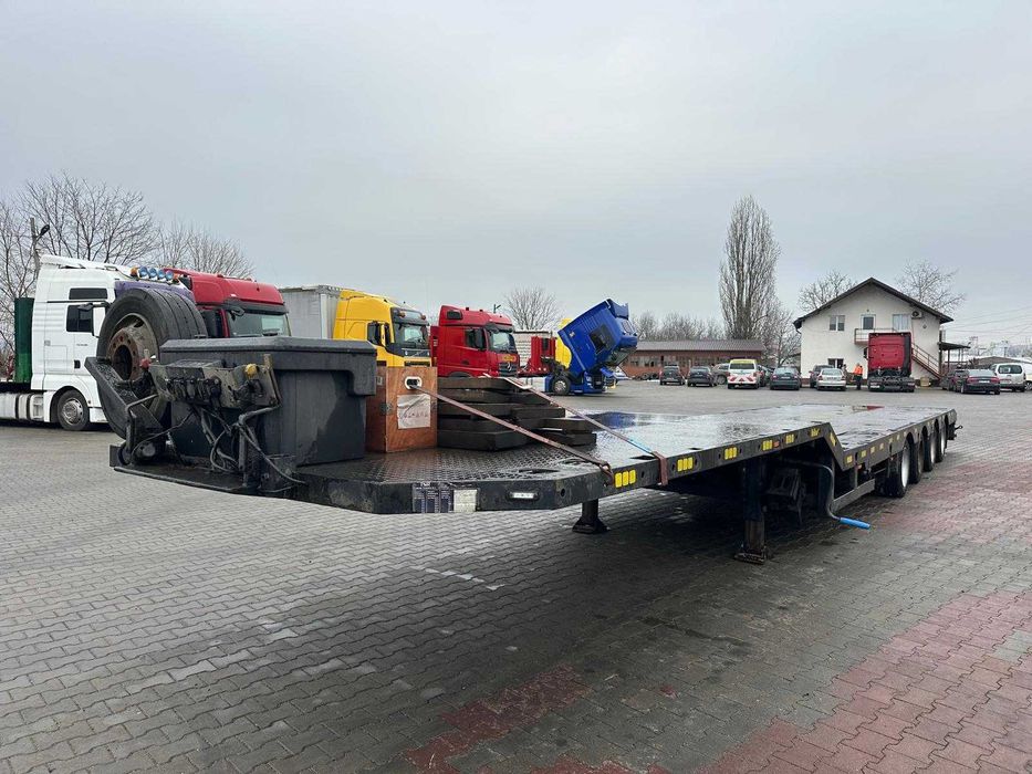 Semiremorca TSR, cuplare mega, 4 axe, extensibila