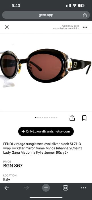 Fendi Vintage Sunglasses