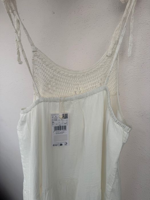 Rochie maxi albă Mango - noua cu eticheta