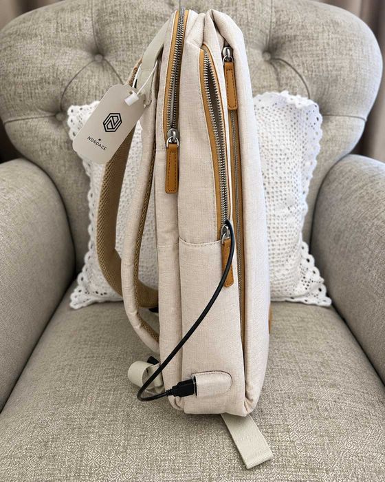 Nordace Siena Backpack rucsac laptop travel bej crem