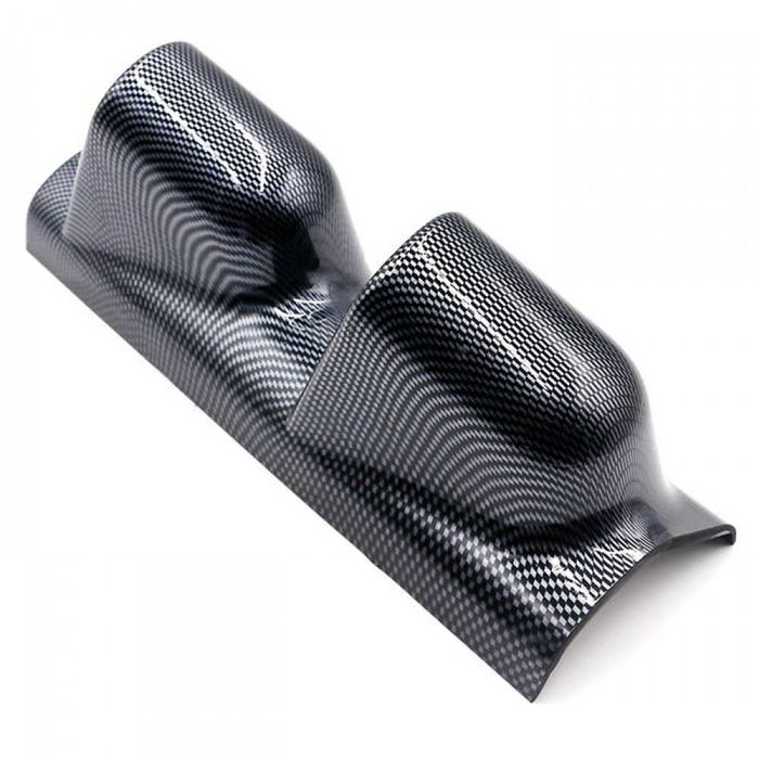 Стойка за 2 измервателни уреди за колона - КАРБОН.