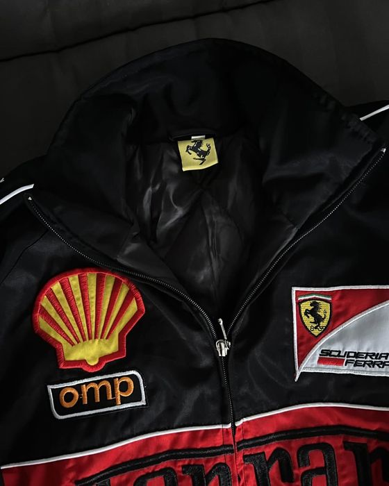 Geaca F1 Ferrari Negru