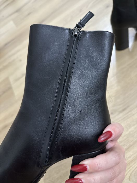 Боти Zara - телешка кожа