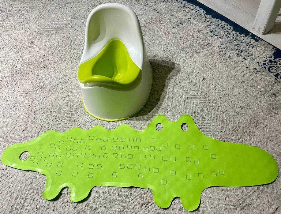 Горшок и коврик для ванной