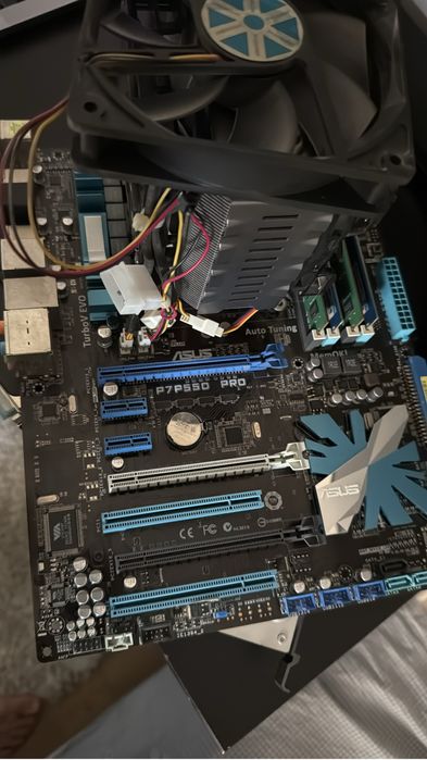 Материнская плата ASUS P7P55D PRO + core i7-860 + 8гб ОЗУ