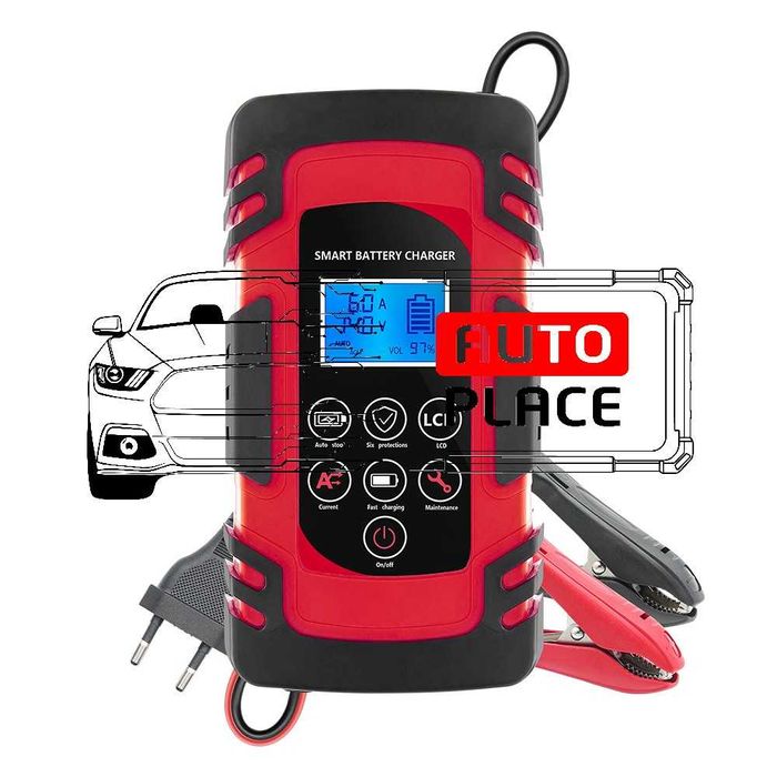 Смарт Зарядно 4AH - 100AH Smart Charger 12V/24V