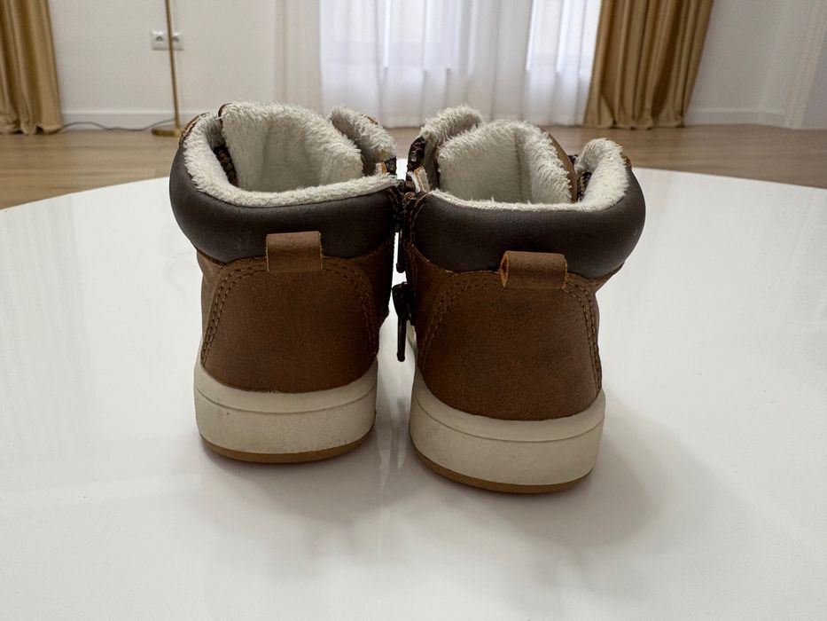 Ghete de iarnă băiat maro