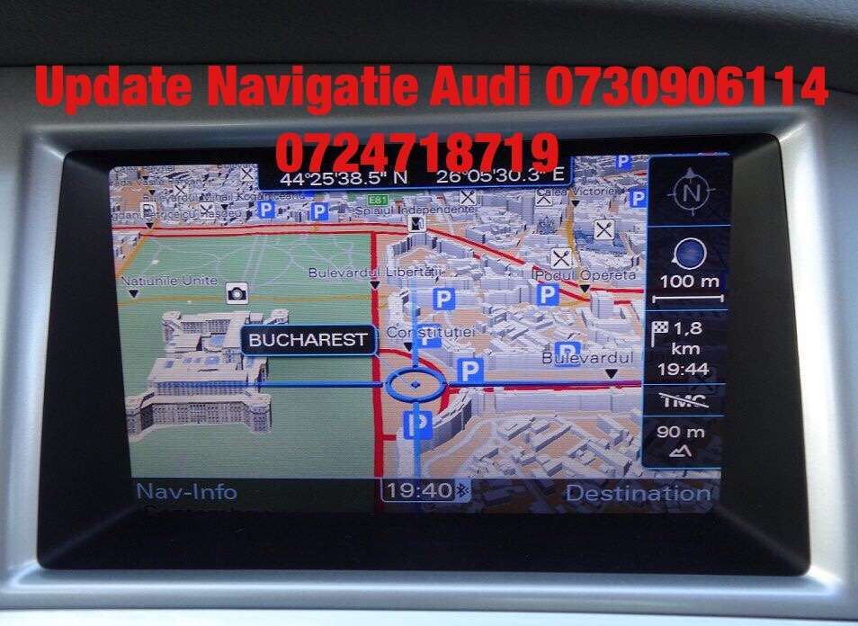 Harti 2026 AUDI MMI 3G HDD + Basic DVD SD Romania A4/A5/A6/A7/A8/Q5/Q7