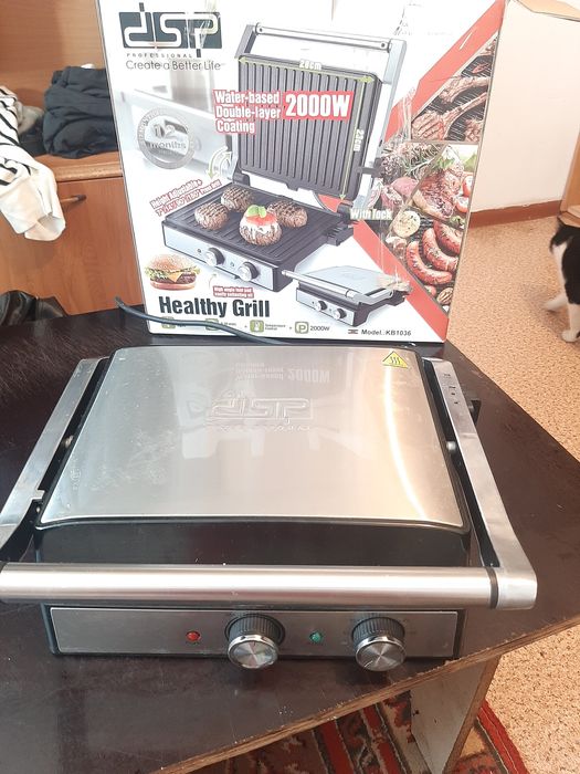 Электро грил бу в хорошем состаяне