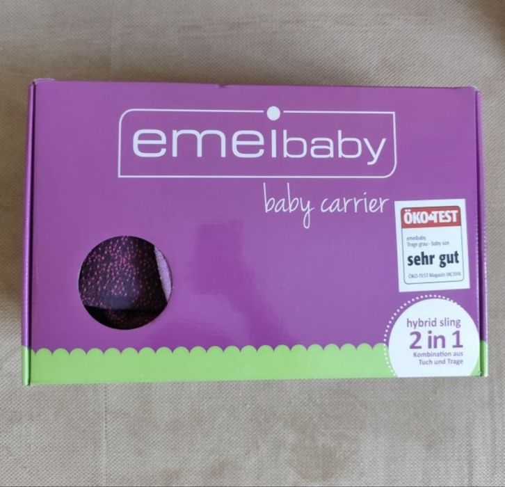 Ергономична раница Emei Baby от новородено