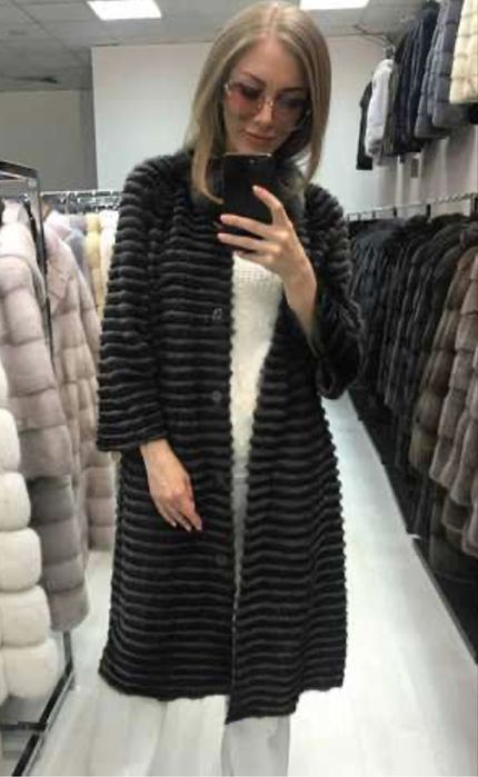 Бутиково Дамско Палто от Норка, купено за 1200лв, продава се за 649лв