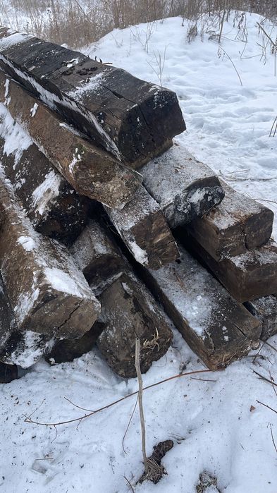 Шпал старый б/у.