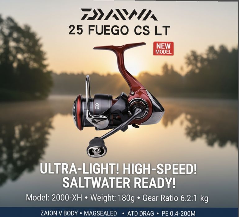 Катушка daiwa дайва модель 2000S для форелевой ловли microjig