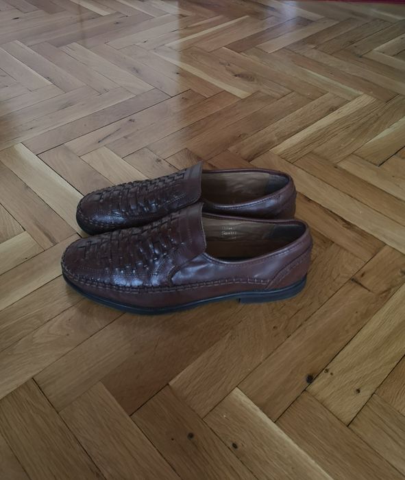 Мъжки мокасини естествена кожа номер 45