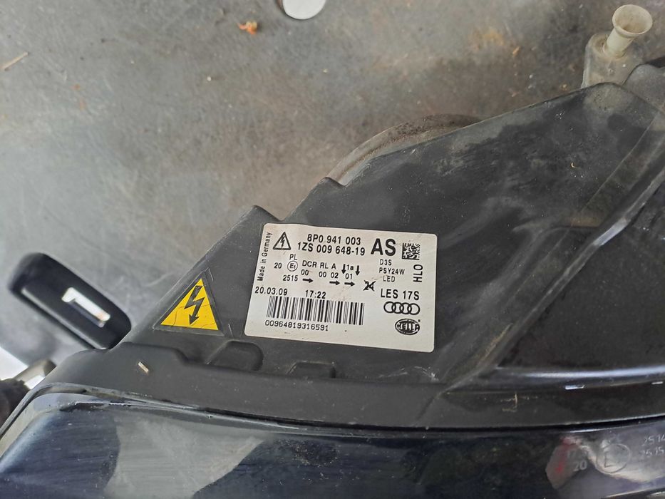 Far stanga dreapta Faruri Audi A3 8p 8PA 3 Facelift cu Xenon LED Adaptive 8P0941003