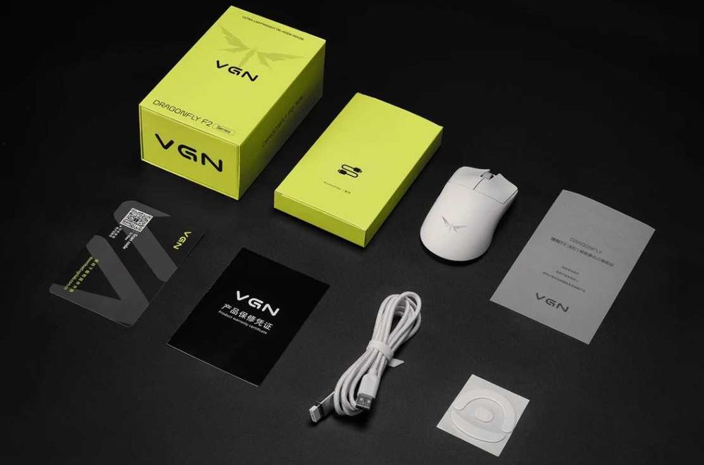 Беспроводная мышь VGN Dragonfly F2 Pro Max, PixArt PAW3395 8KHz 800mAh