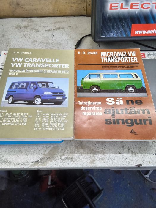 Manuale Reparații Auto VW Transporter T3 și T4 — H.R. Etzold (Colecție)
