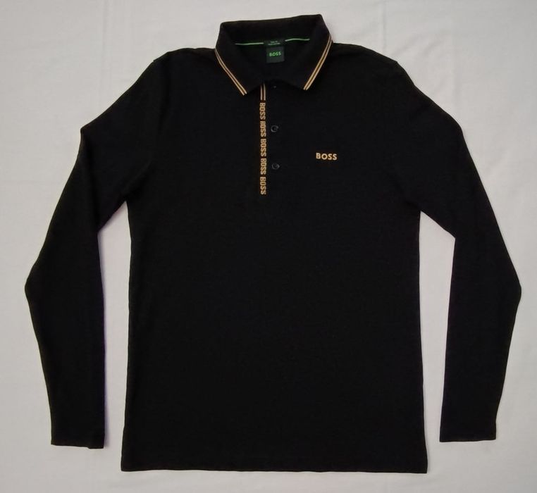 Hugo Boss Pleesy 4 Polo Long Sleeve оригинална блуза M Бос памук
