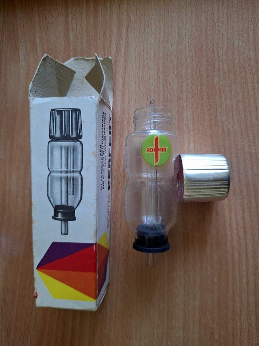 Sticlă parfum rezervă vintage fixativ Rofra Perfekt (DDR / RDG) - Nouă în cutie