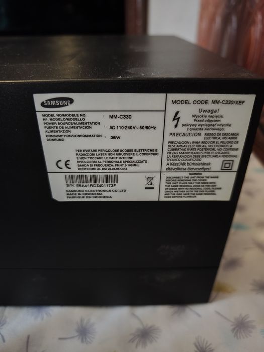 Mini sistem audio Samsung MM-C330 70W, USB, CD, Radio FM