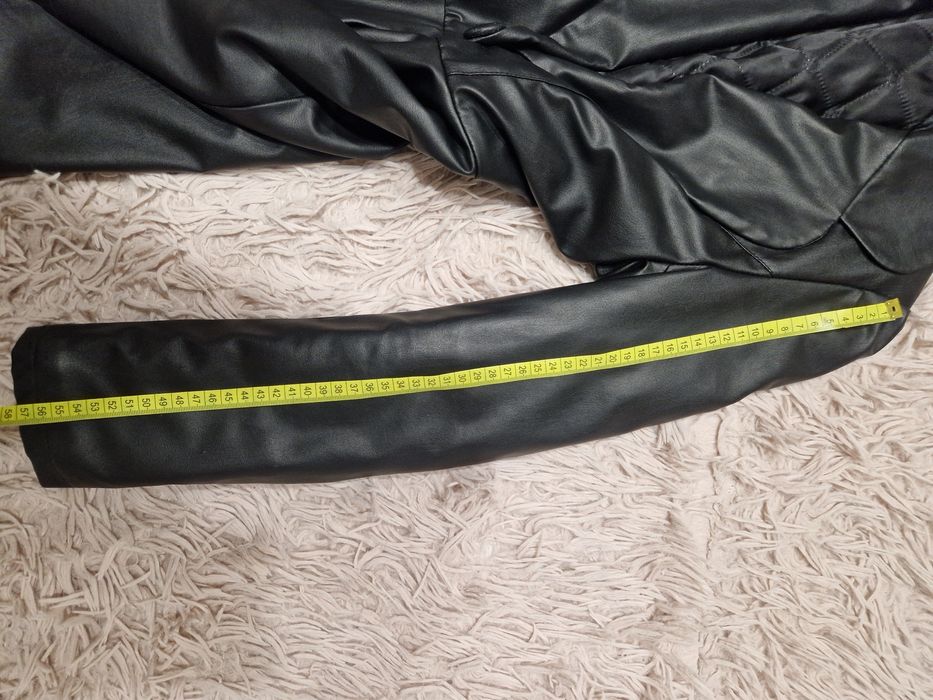 Палто изкуствена кожа